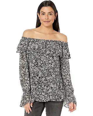 MICHAEL Michael Kors Mega Zinnia Off Shoulder Top • $42.99