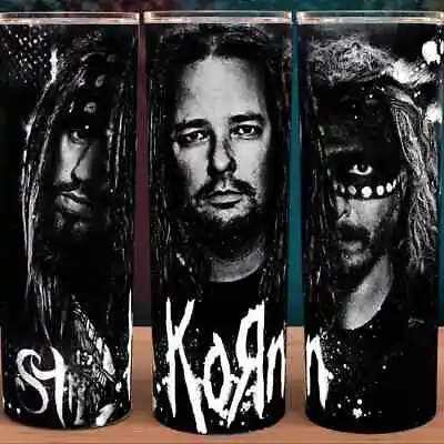 Korn Heavy Metal Band Cup Mug Tumbler 20oz With Lid And Straw • $19.95