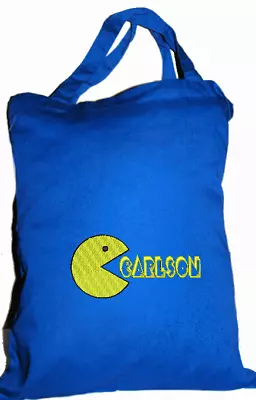 Kids Tote / Shop Bag | Book / Library Bag | Gaming | Pac Man | 1st Name FREE • $24