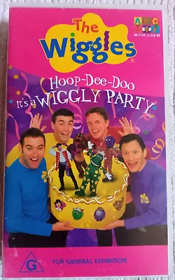 The WIGGLES VHS Video Hoop-Dee-Doo It's A Wiggly Party Murray Jeff Greg Anthony • $15