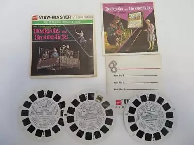 Viewmaster Reels Set Complete 1971 Disney Bedknobs & Broomsticks • $8.86