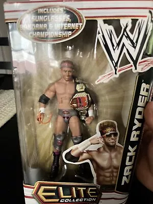 Mattel WWE Elite Wrestling Figure Sealed MIB Series 17 Zack Ryder Championship • $110