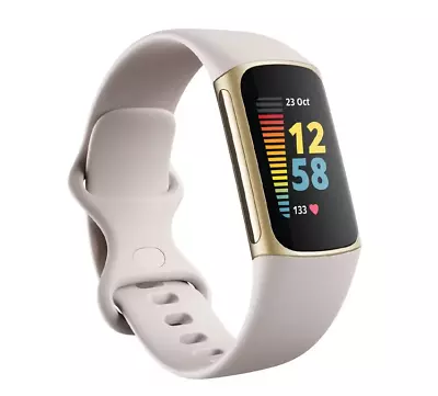 $189 • Buy New Fitbit Charge 5 Fitness Watch - White
