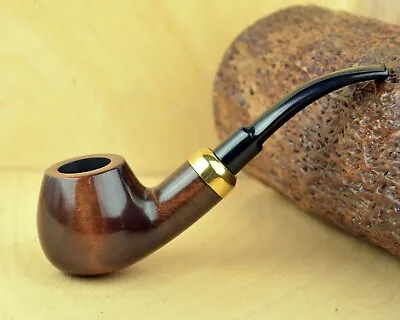 BENT ARMY (no. 24) Smooth Brown Bent Apple Tobacco Smoking Pipe By Mr. Brog • $30.99