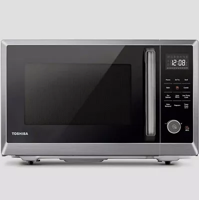TOSHIBA Air Fryer Combo 8-In-1 Countertop Microwave Oven Convection Broil Odo • $175