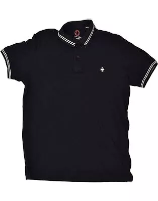 MURPHY & NYE Mens Polo Shirt XL Navy Blue Cotton BA. • $22.34