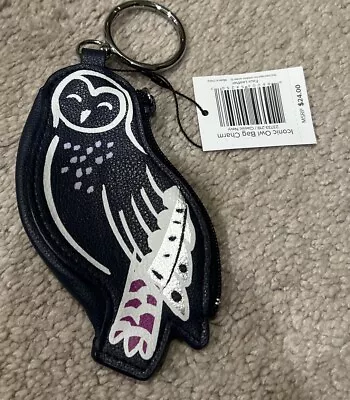 Vera Bradley Owl Bag Charm Keychain Bag Tote Key Ring Keyring Navy NWT New • $24.99