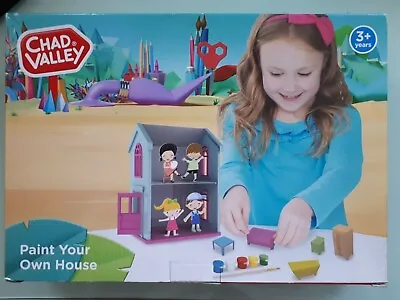 Chad Valley Paint Colour Make Create Your Own Dolls House Crafting Creative Toy • £9.99