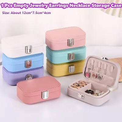Portable Jewellery Box Organizer Travel Boxes Jewelry Ornaments Storage Case • £7.78
