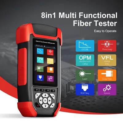 MINI OTDR NF-981 Fiber Optic Reflectometer Ethernet 24/22dB Optical Fiber Tester • $241.23