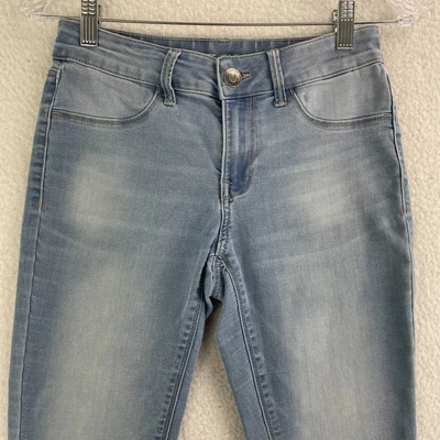 £0.82 • Buy SO Womens Juniors Size 7 Ultimate Jegging Low Rise Light Wash Denim Blue Jeans