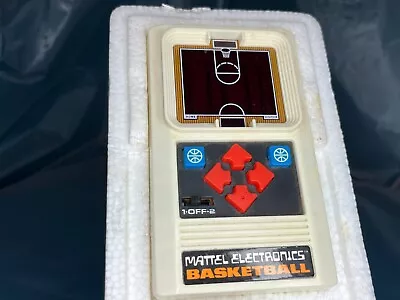 Vintage 1978 MATTEL BASKETBALL  Handheld Tabletop Electronic Video Game #5 • $30