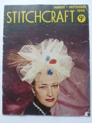 STITCHCRAFT  August / September 1946 - Needlework Magazine • £5