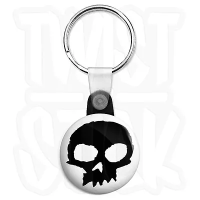 £2.25 • Buy Zero Skull - 25mm Skateboard Keyring Button Badge With Zip Pull Option