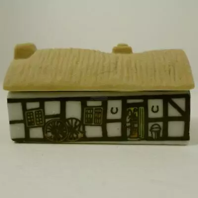 1984/85 Village In Porcelain By Wade Of England Miniature  Old Smithy  #26 • $18.95