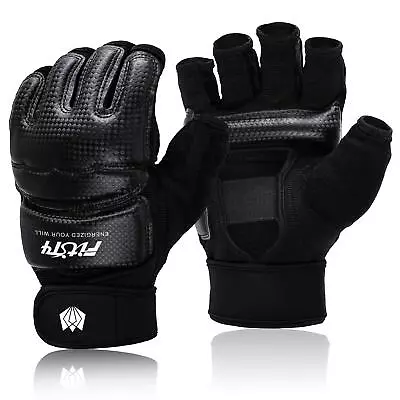 FitsT4 Sports Half Mitts MMA UFC Training Boxing Punch Bag • $22.99