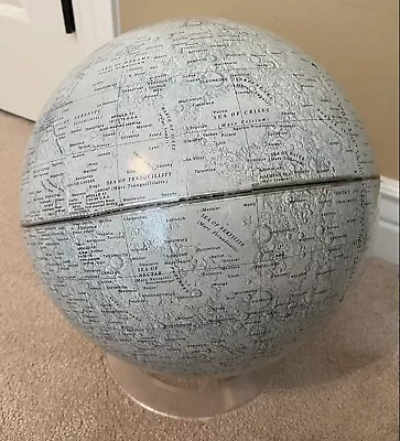 Replogle Lunar Globe - Globe Of The Moon With Stand 12  Diameter Scale 180mi/in • $149.99