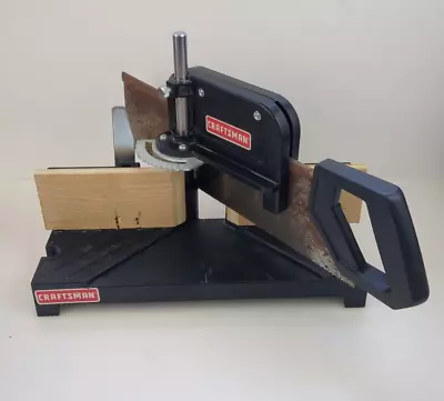 Craftsman Mitre Miter Box And Saw Adjustable USA • $32.99