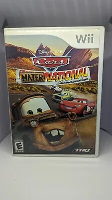 Nintendo Wii Cars: Mater-National Championship **Complete In Box W/ Poster** • $6.99