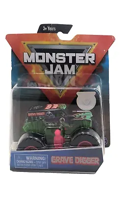 Monster Jam ~ Grave Digger ~ Pink Figure ~ Poster ~ 2019 Spin Master 1:64 • $12.99