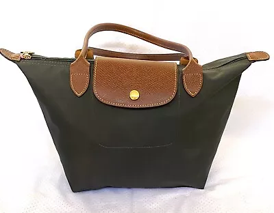 Longchamp Le Pliage Satchel(grey • $60