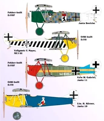 1/32 Lifelike Decals #32018 Fokker D.VII Part 3 • $17.99