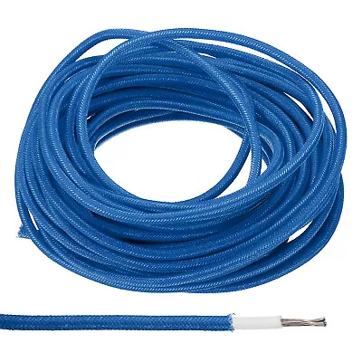 32.8Ft 11AWG Electronic Wire High Temperature Electrical Silicone Cable Blue • $28.65