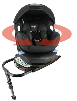 NANIA Migo Satellite 360 Swivel 0+  0-13kg Car Seat With ISOFIX  Base Brand New • £99