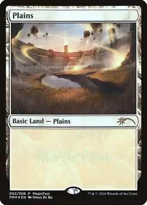 Basic Land Set - Magic Fest Promo NM English MTG Foil 2020 • $7.98