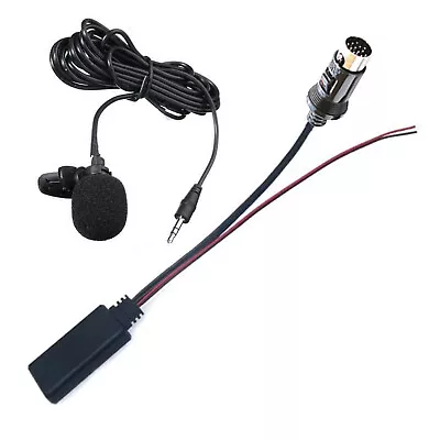 Audio Music AUX Cable+Microphone For Kenwood 13 Pin CD Stereo Bluetooth Connect • $9.02