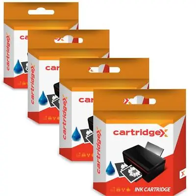 4 Cyan Ink Cartridges For 100XL Lexmark Interact S602 S605 • £15.75