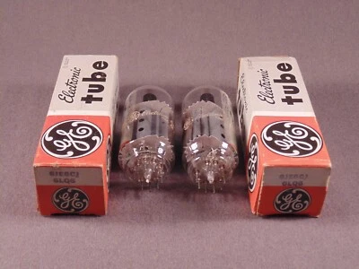 $17.50 • Buy 2 6JE6C 6LQ6 GE TV CB Ham HiFi Amp Vacuum Tubes Matching Codes MN