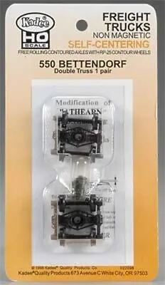 $11.75 • Buy Kadee Self Center Truck Bettendorf 33 Smooth Wheels - HO Scale Model Train