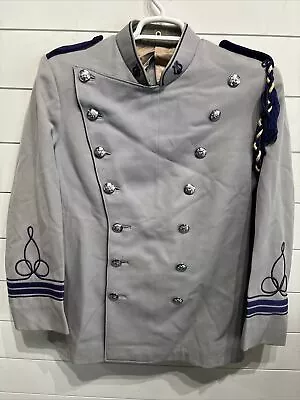 Vintage 1948 Craddock Skinner Marching Band Uniform Beret Purple Silver Mens • $94.95