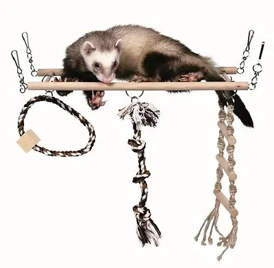 £13.99 • Buy Trixie Hanging Suspension Bridge Rat Ferret Chinchilla Cage Toy 6905