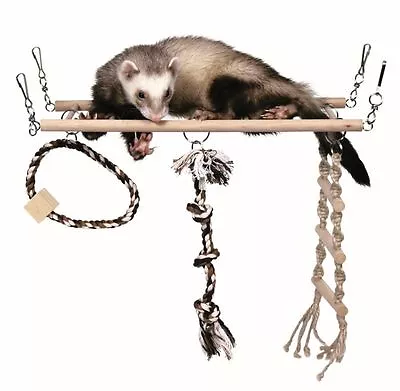 £13.99 • Buy Trixie Hanging Suspension Bridge Rat Ferret Chinchilla Cage Toy 6905