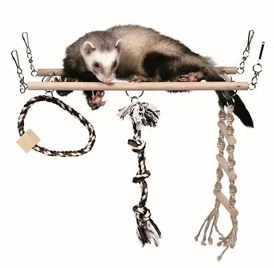 Trixie Hanging Suspension Bridge Rat Ferret Chinchilla Cage Toy 6905 • £14.99