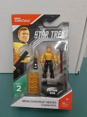 Mega Construx Heroes Star Trek Captain Kirk Toy • $8
