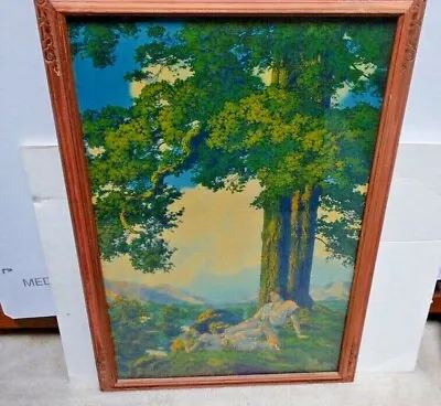 MAXFIELD PARRISH  HILLTOP  Print - LARGE Ca. 1927 • $459