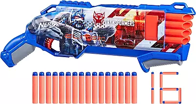 Nerf Transformers Optimus Primal Dart Blaster 16 Nerf Elite Darts Pump Action • $25.99