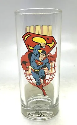 DC Comics Superman Man Of Steel 10 Ounce Collins Glass NEW! • $9.99