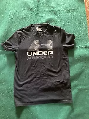 Preowned Under Armour Black T-shirt Medium • £0.99