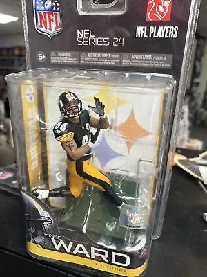 McFarlane Toys NFL 24 Pittsburgh Steelers Hines Ward #86 Black Jersey 6” Figure • $24.95