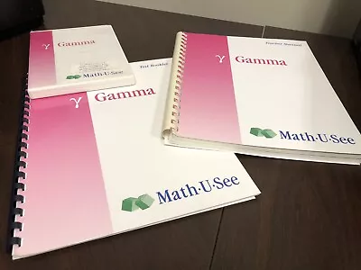 Math-U-See Gamma Multiplication Teacher Manual Test Booklet & DVD Steven Demme • $20