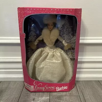 Barbie Doll 1998 Special Edition Winter Evening Mattel Brunette Collectible NIB • $28.79