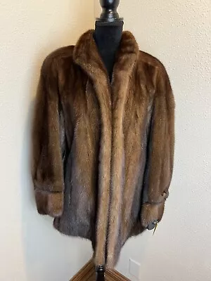 Excellent Medium Mink Fur Stroller Jacket #1005 • $399.99