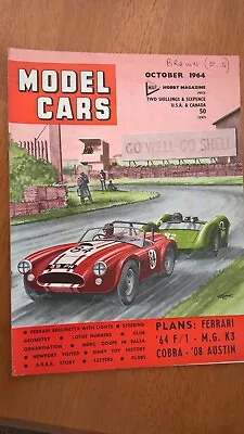 Scalextric Model Cars Magazine October 1964 The Golden Age Of Slot Racing !! • £5