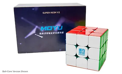 MoYu Super RS3 M V2 3x3 Magnetic Speed Cube (3 Versions) (OFFICIAL USA VENDOR) • $52.95