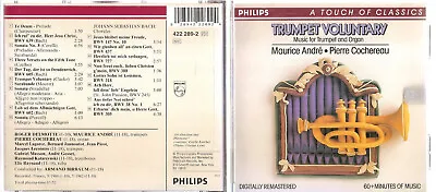 Maurice Andre & Pierre Cochereau - Trumpet Voluntary (CD Philips) Nice! #0323JF • $8.99