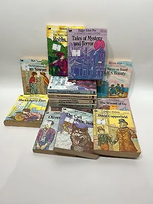 Lot Of 15 Moby Books Illustrated Classic Editions Vintage Mini Paperback Books • $54.99